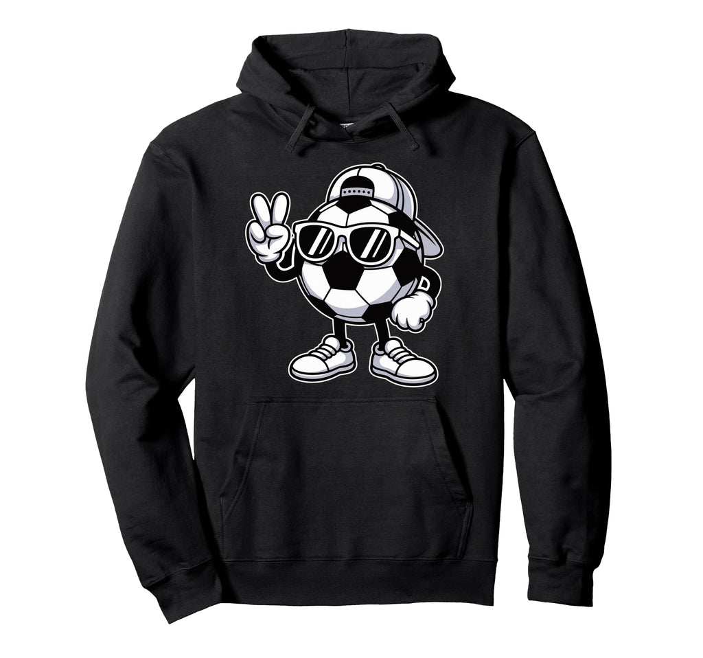 Soccer Ball Sunglasses Funny Soccer Hoodie - Fun Novelty Design Unisex - T-Shirt, Sweatshirt, Hoodie