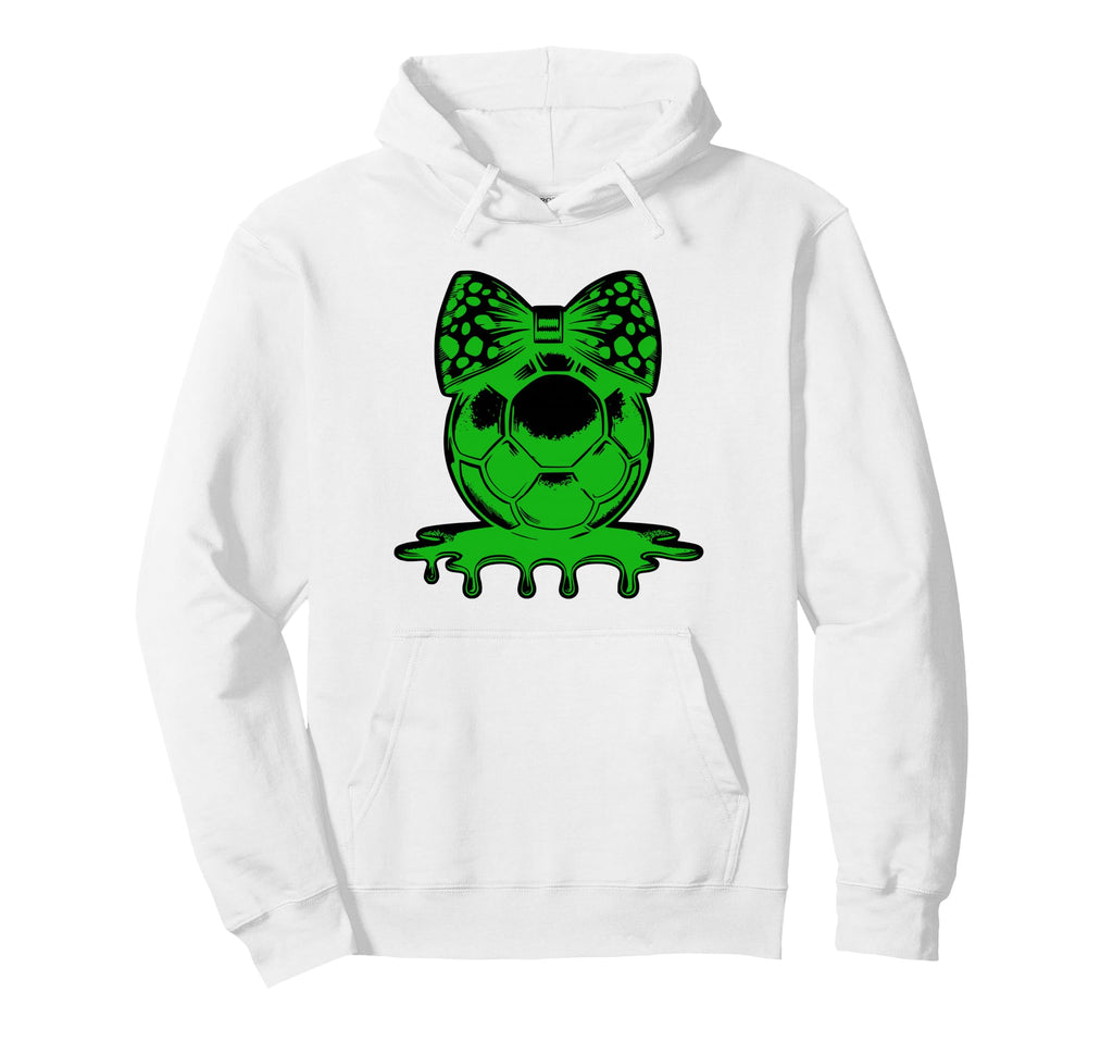 Soccer Coquette Bow Soccer Mom Sister Hoodie - Novelty Apparel for Adults - T-Shirt, Sweatshirt, Hoodie