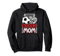 Soccer Mom Soccer Player Mother Heart Hoodie - Unique Graphic Men Women - T-Shirt, Sweatshirt, Hoodie