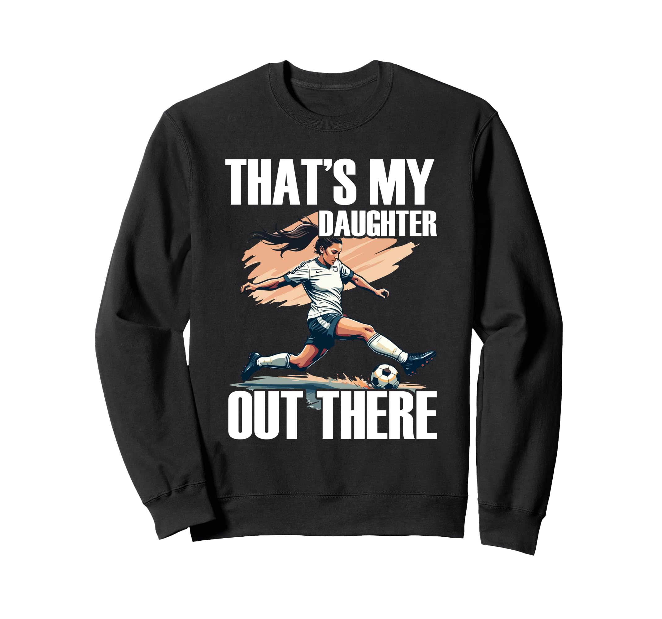 Soccer Dad Fathers Day Sweatshirt - Custom Art Print Unisex - T-Shirt, Sweatshirt, Hoodie