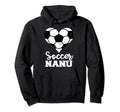 Soccer Nanu Funny Soccer Heart Grandma Hoodie - Trendy Graphic Men Women - T-Shirt, Sweatshirt, Hoodie