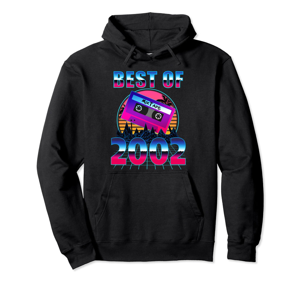 Best 2002 22 Years Old Cassette Tape Hoodie - Fun Novelty Design Unisex - T-Shirt, Sweatshirt, Hoodie