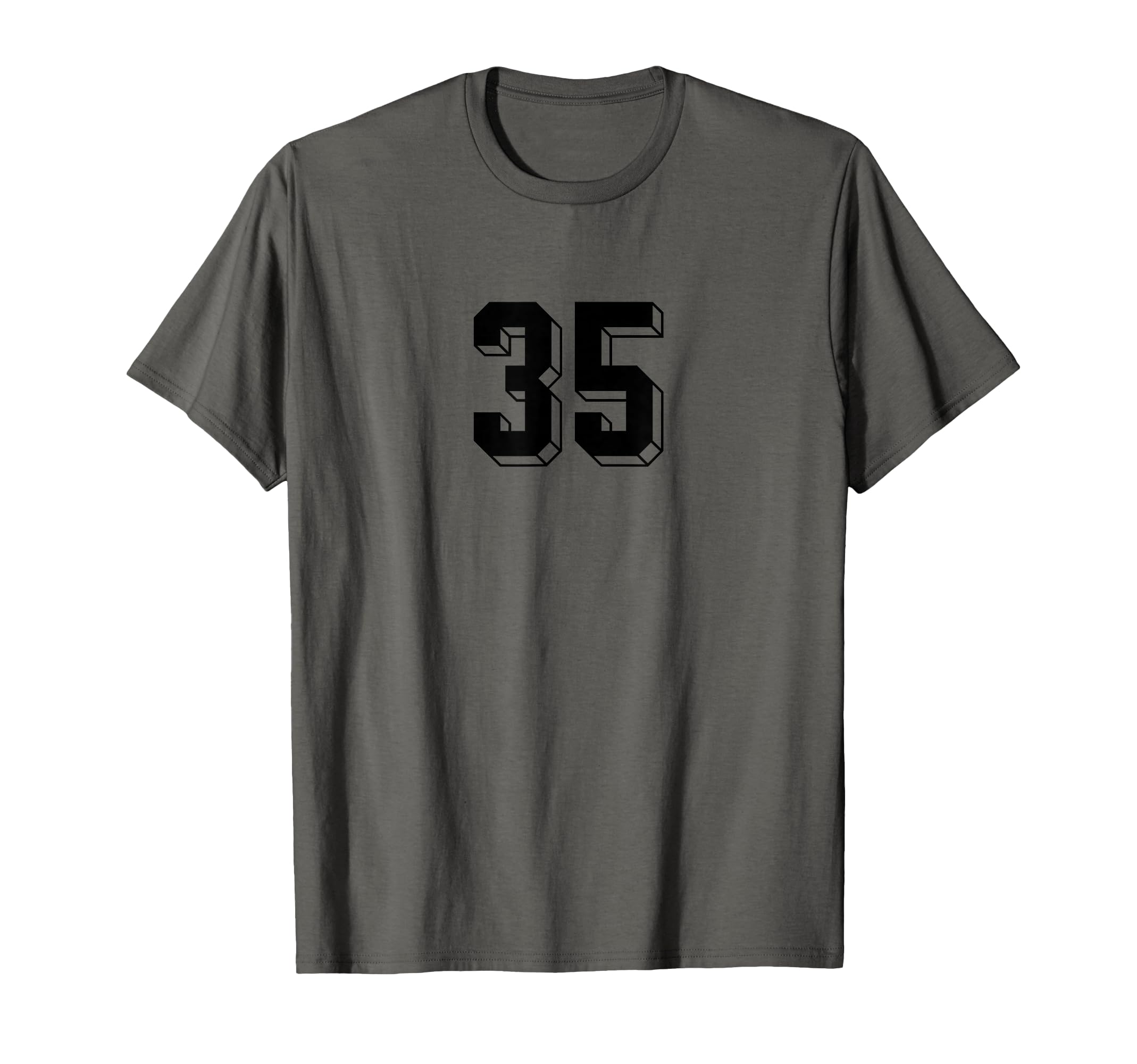 Number 35 80S 90S Soccer Team Jersey T-Shirt - Minimalist Print for Adults - T-Shirt, Sweatshirt, Hoodie