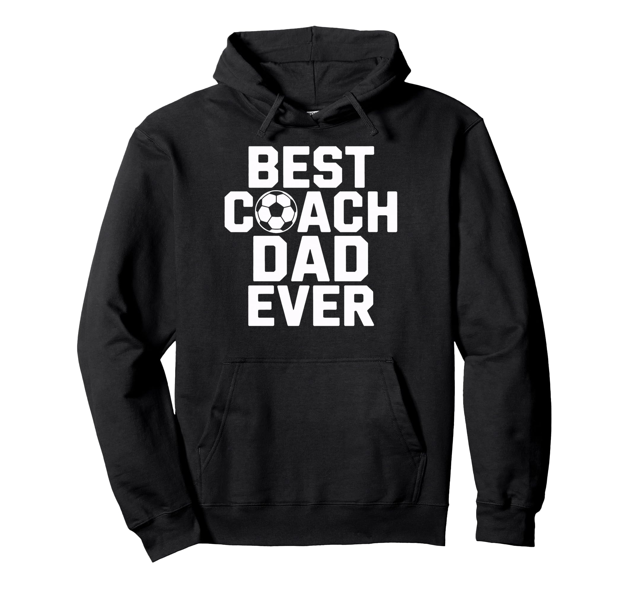 Best Coach Dad Ever Soccer Player Hoodie - Graphic Print for Adults - T-Shirt, Sweatshirt, Hoodie