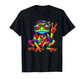 Hippie Tie Dye Frog 70S Party 60S T-Shirt - Novelty Apparel for Adults - T-Shirt, Sweatshirt, Hoodie