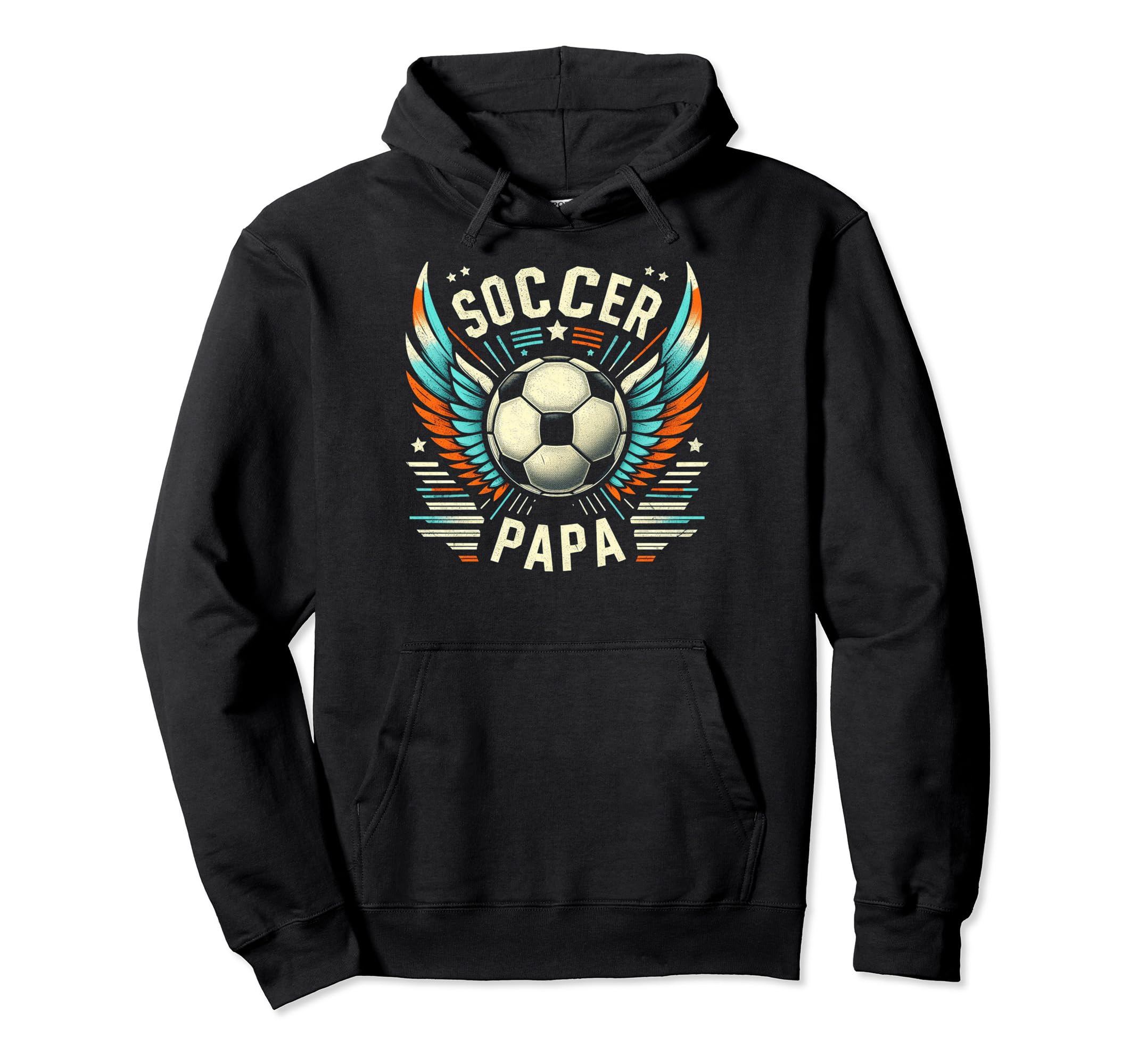 Soccer Papa Family Matching Dad Fathers Hoodie - Fun Novelty Design Unisex - T-Shirt, Sweatshirt, Hoodie