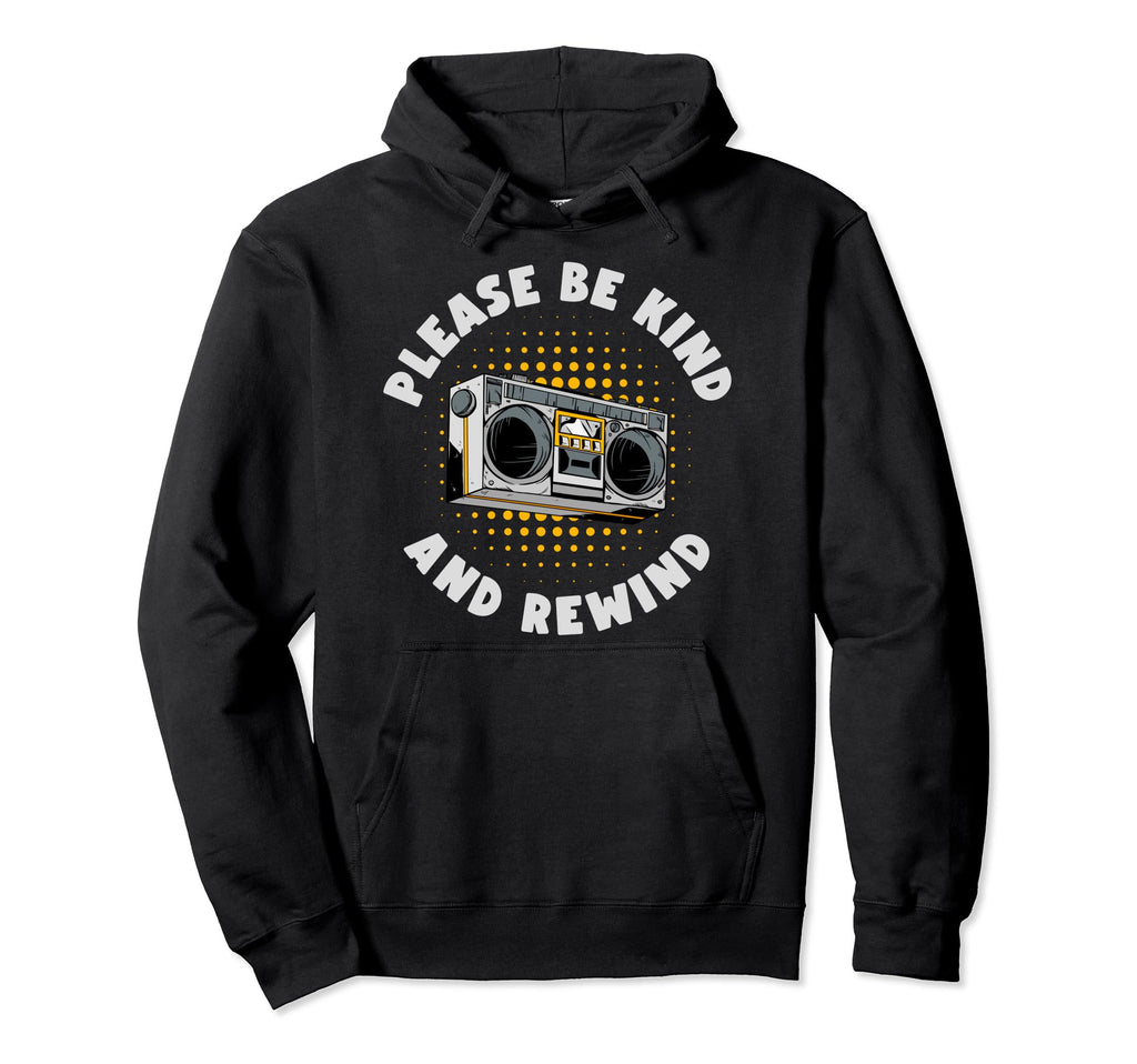 Ghetto Blaster Boombox Cassette Tape 80S Hoodie - Unique Graphic Unisex - T-Shirt, Sweatshirt, Hoodie
