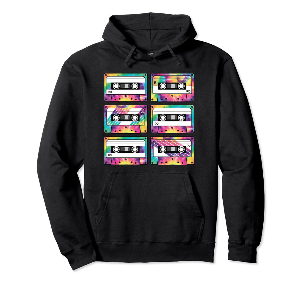 80S 90S Cassette Tape 1980S 1990S Hoodie - Fun Novelty Design Men Women - T-Shirt, Sweatshirt, Hoodie