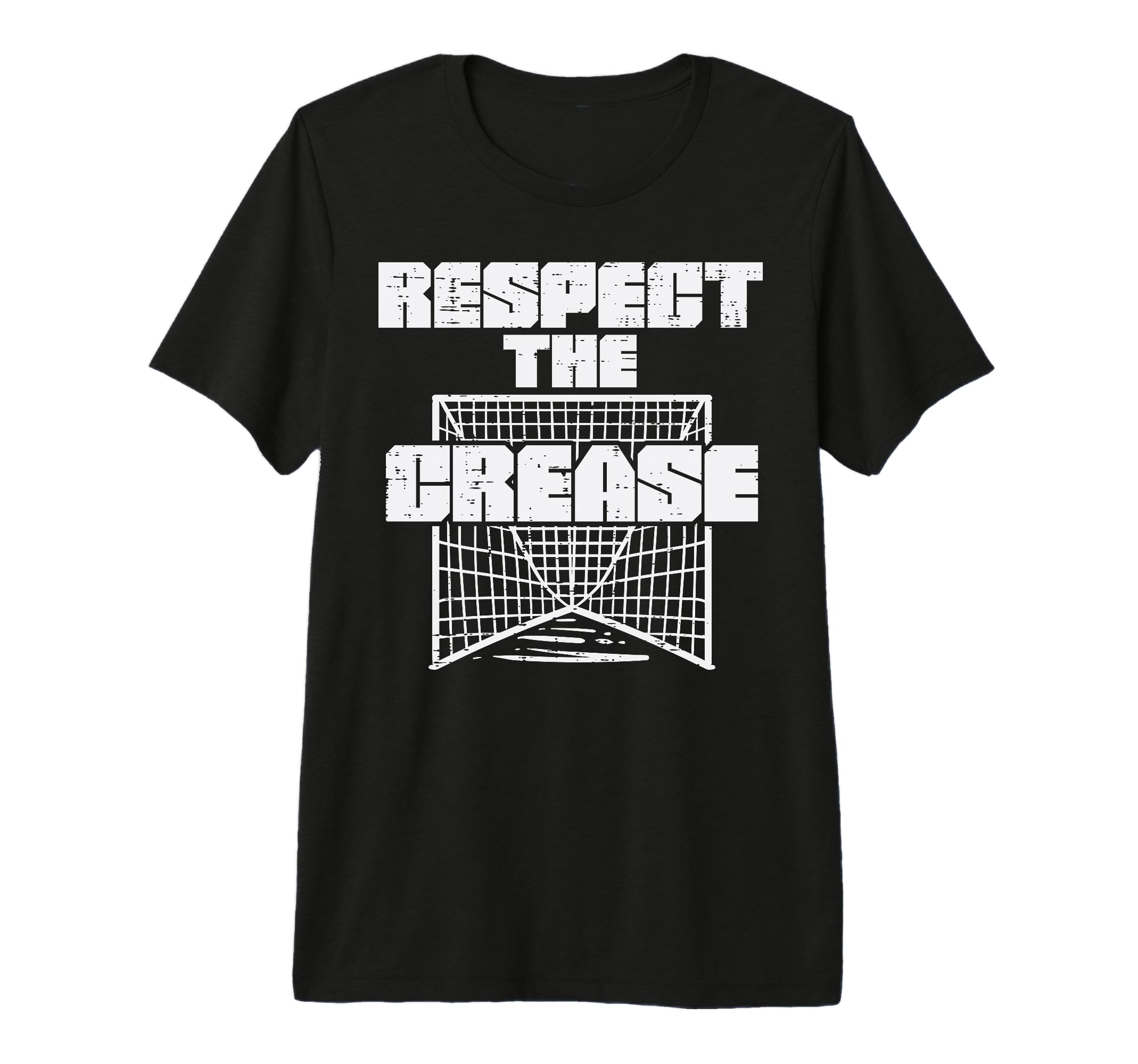 Respect Crease Lacrosse Funny Lax T-Shirt - Fun Novelty Design Men Women - T-Shirt, Sweatshirt, Hoodie