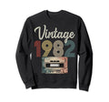 1982 Born 1982 Cassette Tape Sweatshirt - Streetwear Style for Adults - T-Shirt, Sweatshirt, Hoodie