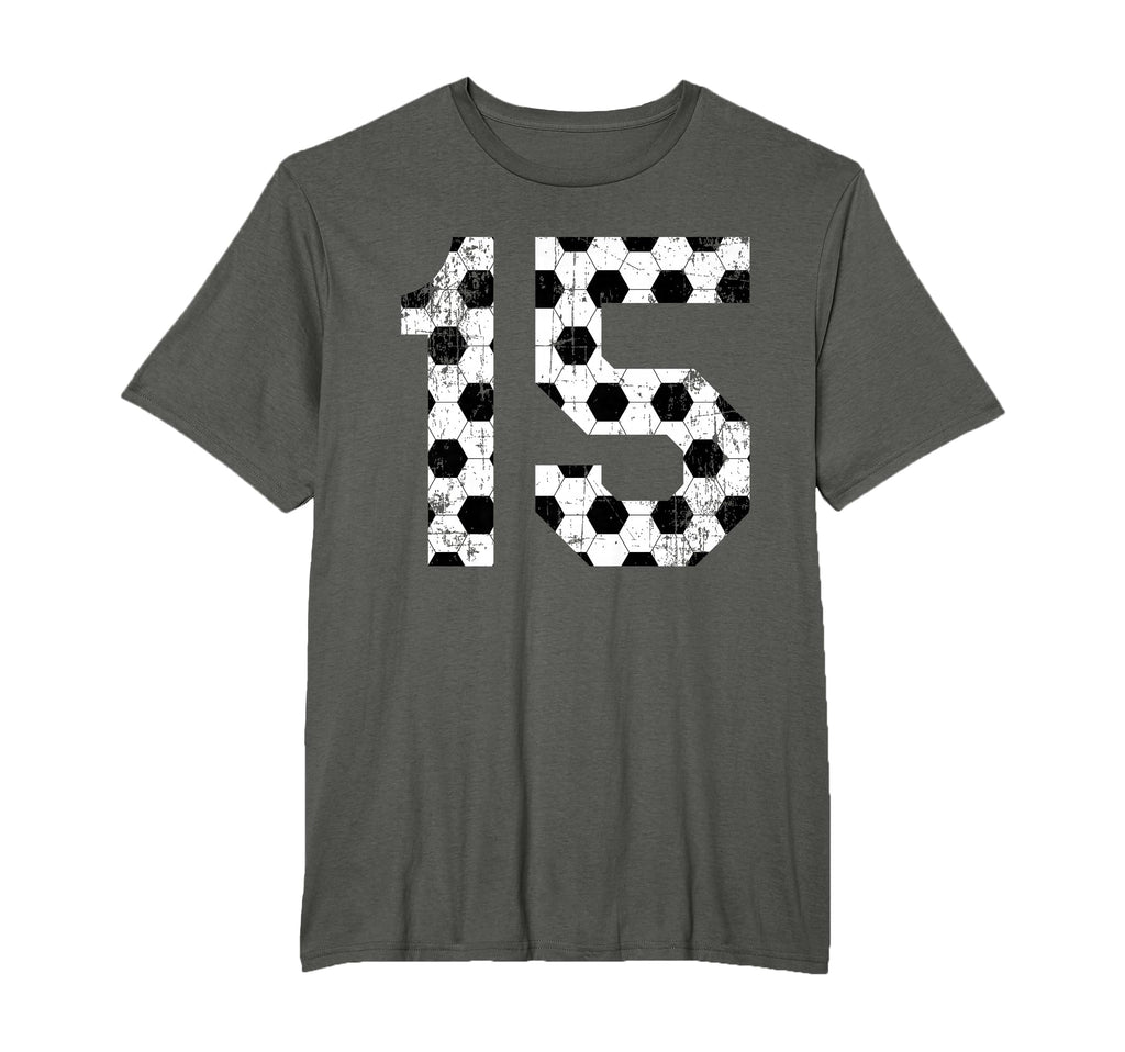 Soccer 15 Jersey Number T-Shirt - Minimalist Print Unisex - T-Shirt, Sweatshirt, Hoodie