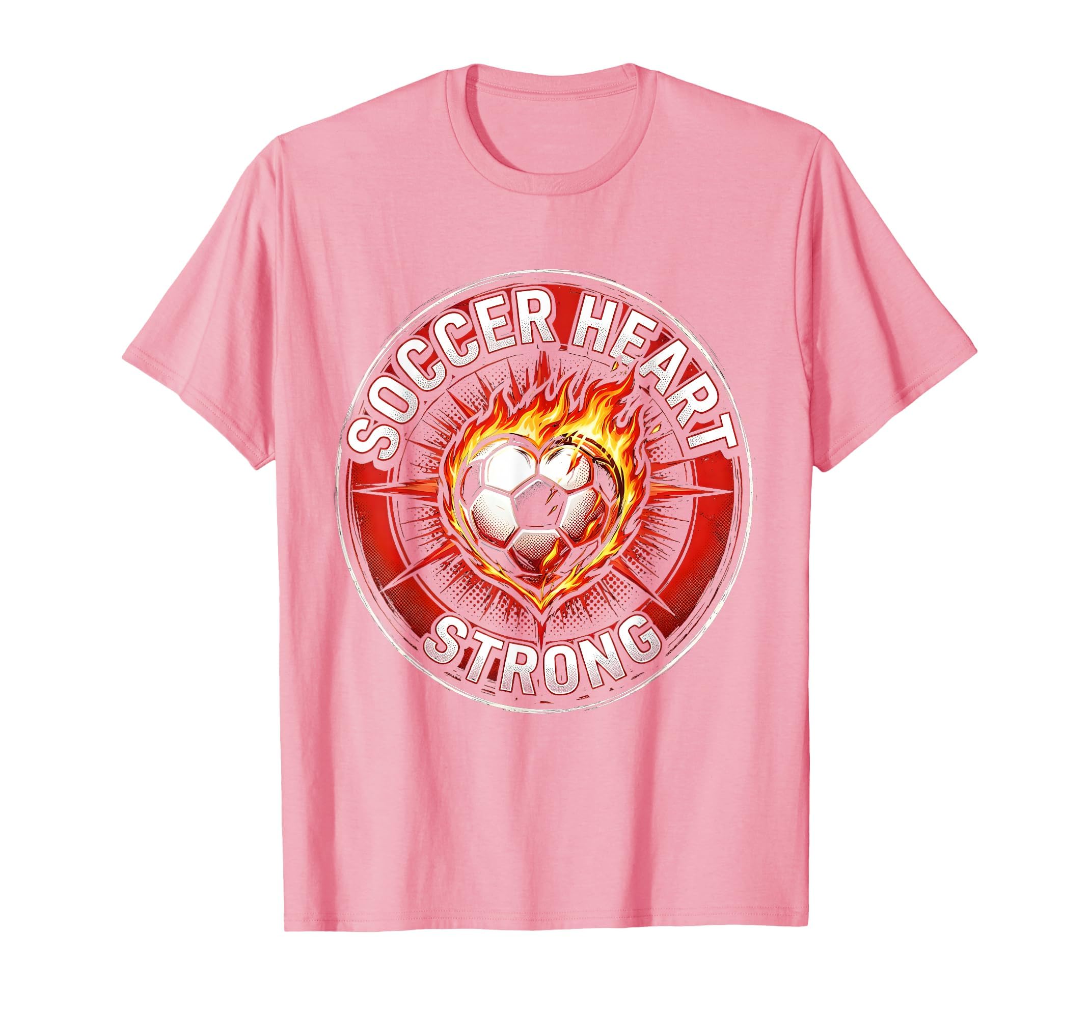 Soccer Heart Strong Passionate Player T-Shirt - Minimalist Print Unisex - T-Shirt, Sweatshirt, Hoodie