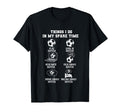 Things I Do My Spare Time Soccer T-Shirt - Minimalist Print for Adults - T-Shirt, Sweatshirt, Hoodie