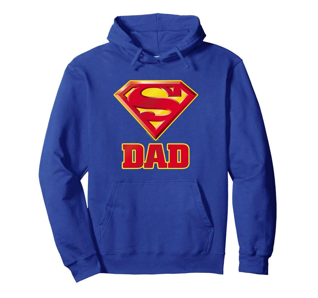 Superman Super Dad Hoodie - Fun Novelty Design for Adults - T-Shirt, Sweatshirt, Hoodie
