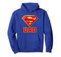 Superman Super Dad Hoodie - Fun Novelty Design for Adults - T-Shirt, Sweatshirt, Hoodie