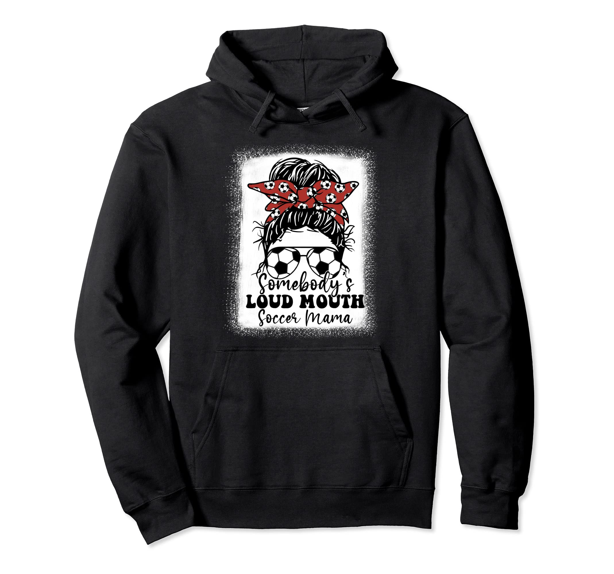 Womens Somebodys Loud Mouth Soccer Hoodie - Aesthetic Graphic Men Women - T-Shirt, Sweatshirt, Hoodie