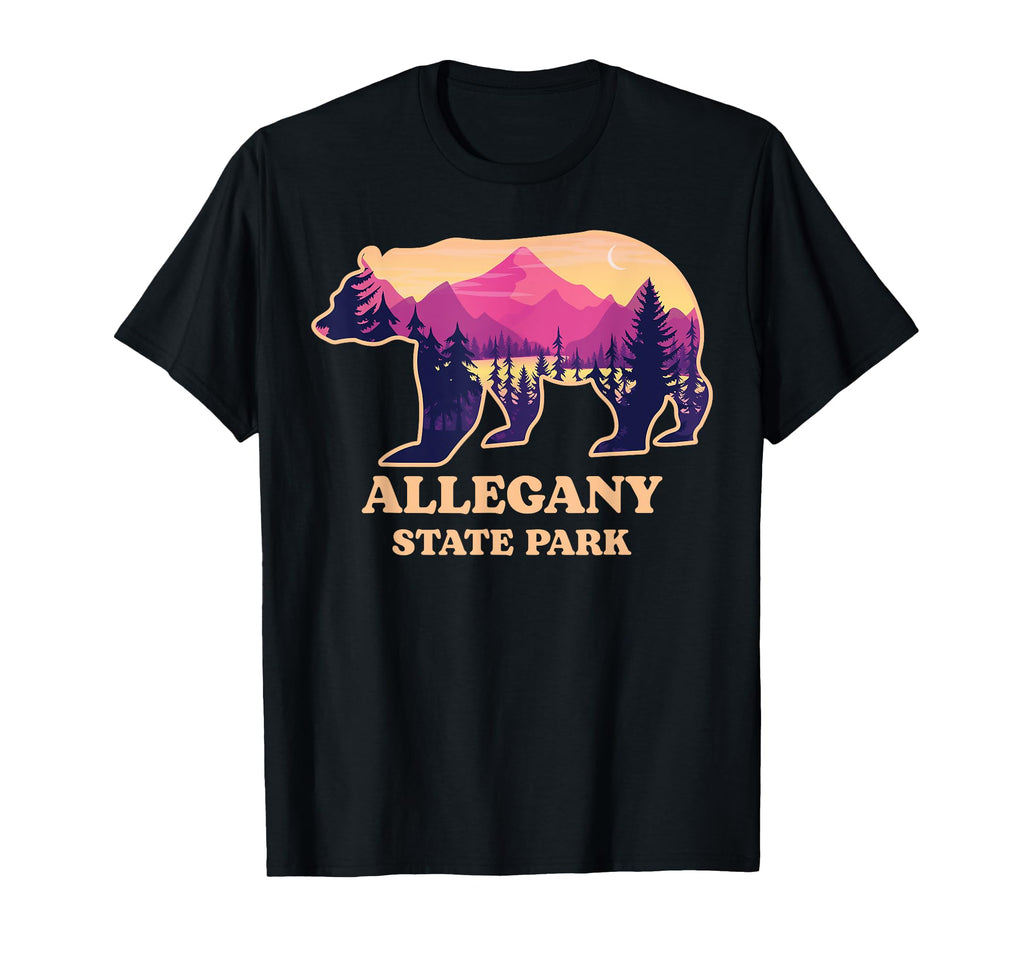 Bear Allegheny National Forest T-Shirt - Fun Novelty Design for Adults - T-Shirt, Sweatshirt, Hoodie