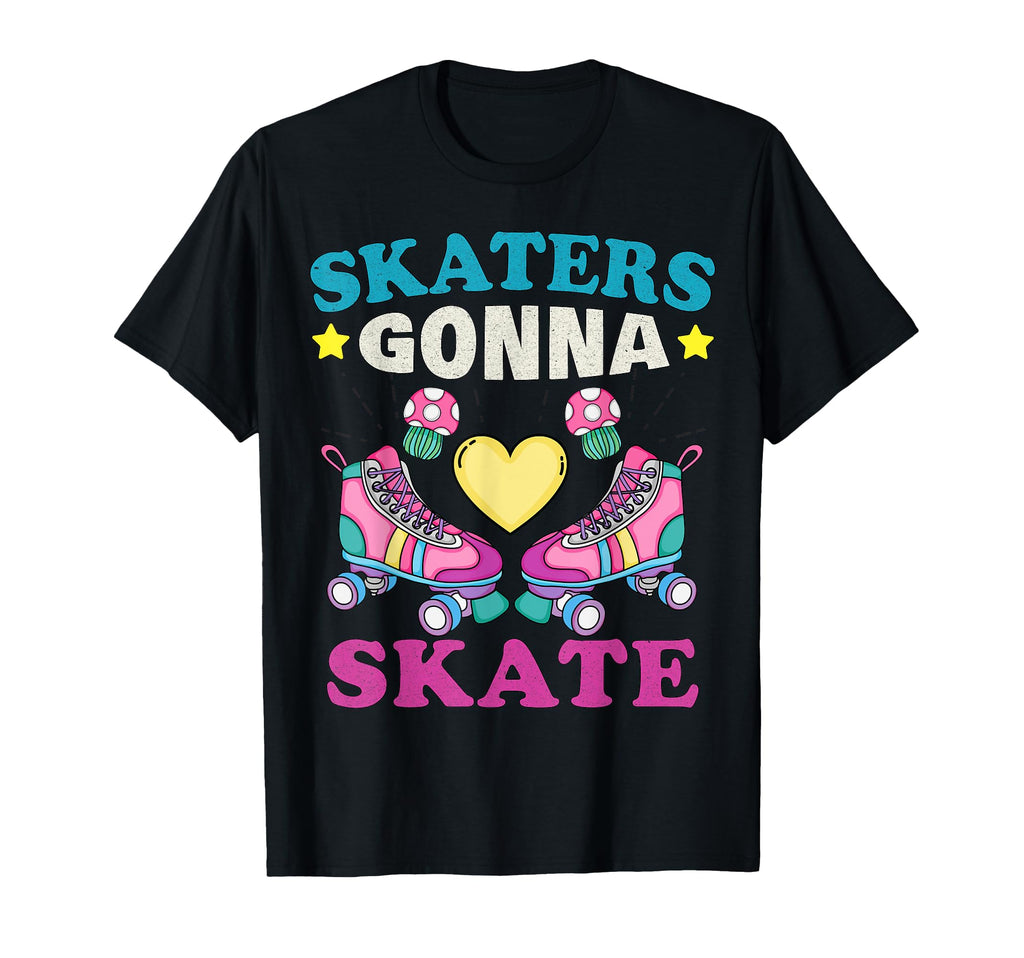 Skaters Gonna Skate 90S Roller Skating T-Shirt - Aesthetic Graphic Unisex - T-Shirt, Sweatshirt, Hoodie
