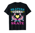 Skaters Gonna Skate 90S Roller Skating T-Shirt - Aesthetic Graphic Unisex - T-Shirt, Sweatshirt, Hoodie
