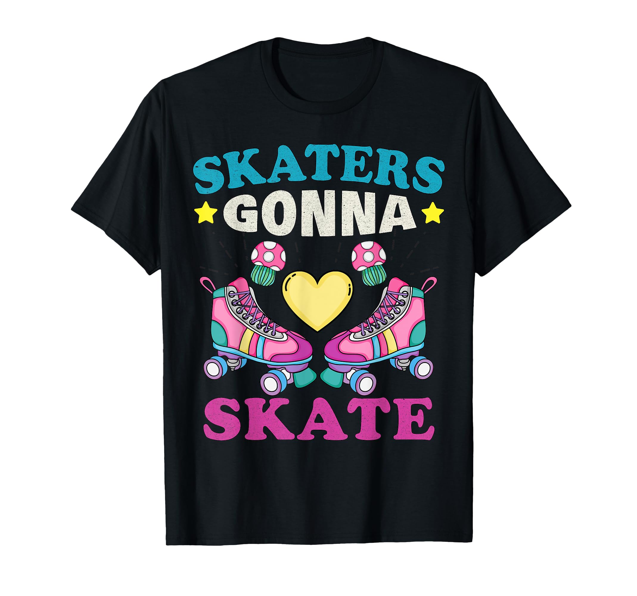 Skaters Gonna Skate 90S Roller Skating T-Shirt - Aesthetic Graphic Unisex - T-Shirt, Sweatshirt, Hoodie