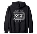 Cassette Tape No Music No Life Sweatshirt - Custom Art Print Men Women - T-Shirt, Sweatshirt, Hoodie
