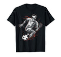 Soccer Skeleton Soccer Player T-Shirt - Fun Novelty Design Men Women - T-Shirt, Sweatshirt, Hoodie