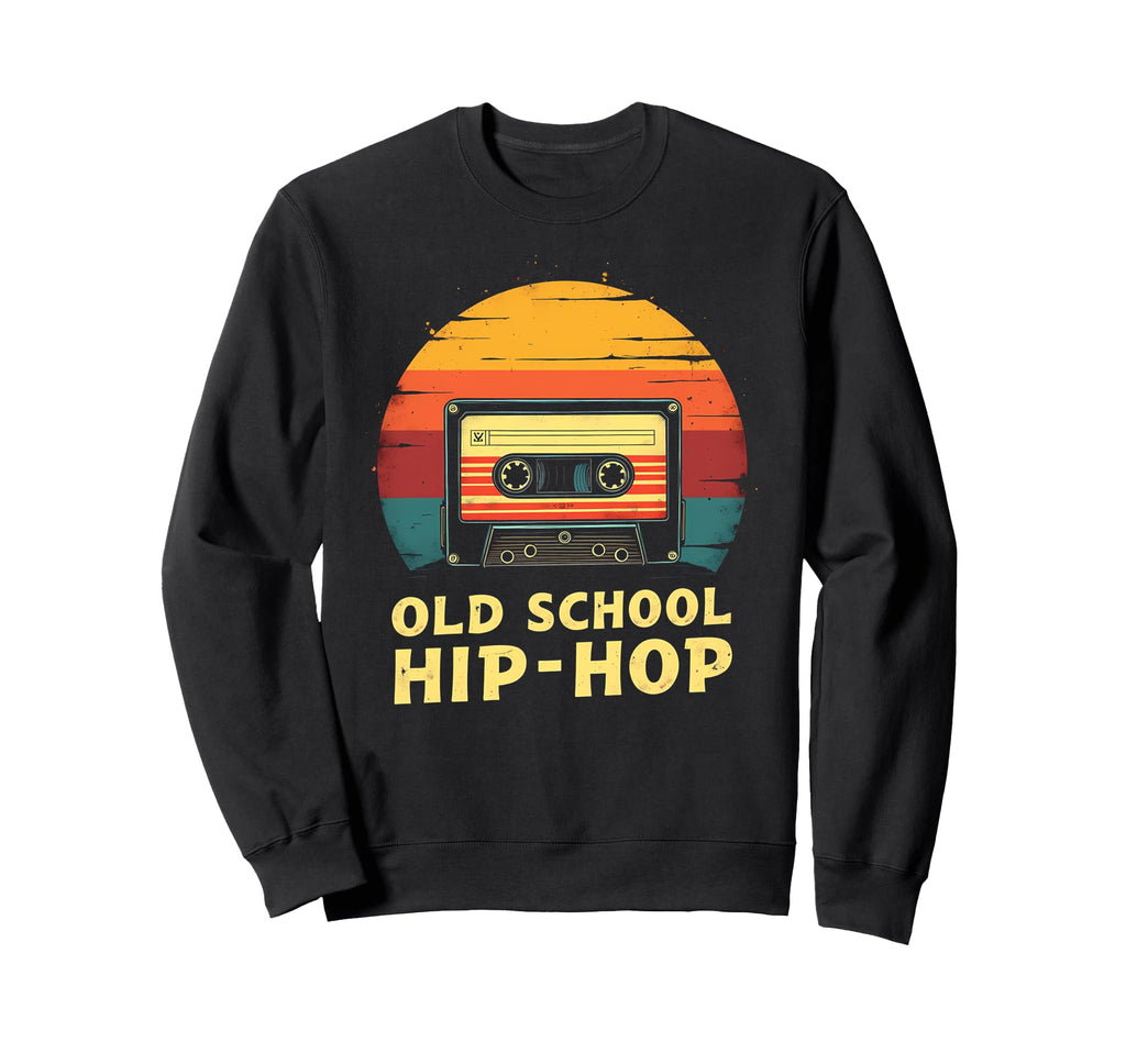 Old School Hiphop Sweatshirt - Unique Graphic for Adults - T-Shirt, Sweatshirt, Hoodie