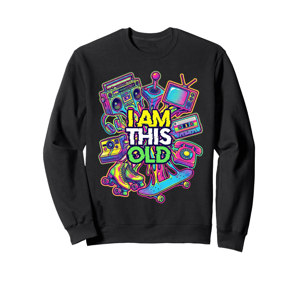 Iconic 1980S Nostalgia Love 80S Sweatshirt - Casual Everyday Wear Unisex - T-Shirt, Sweatshirt, Hoodie