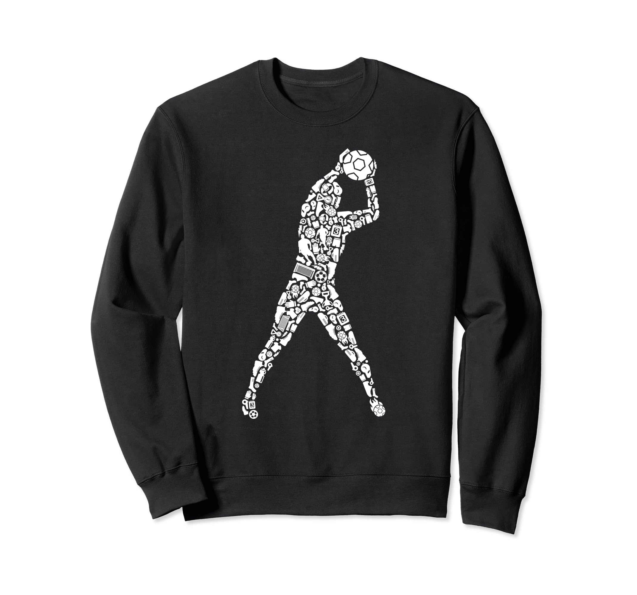 Soccer Goalie Futbol Team Soccer Player Sweatshirt - Unique Graphic Unisex - T-Shirt, Sweatshirt, Hoodie