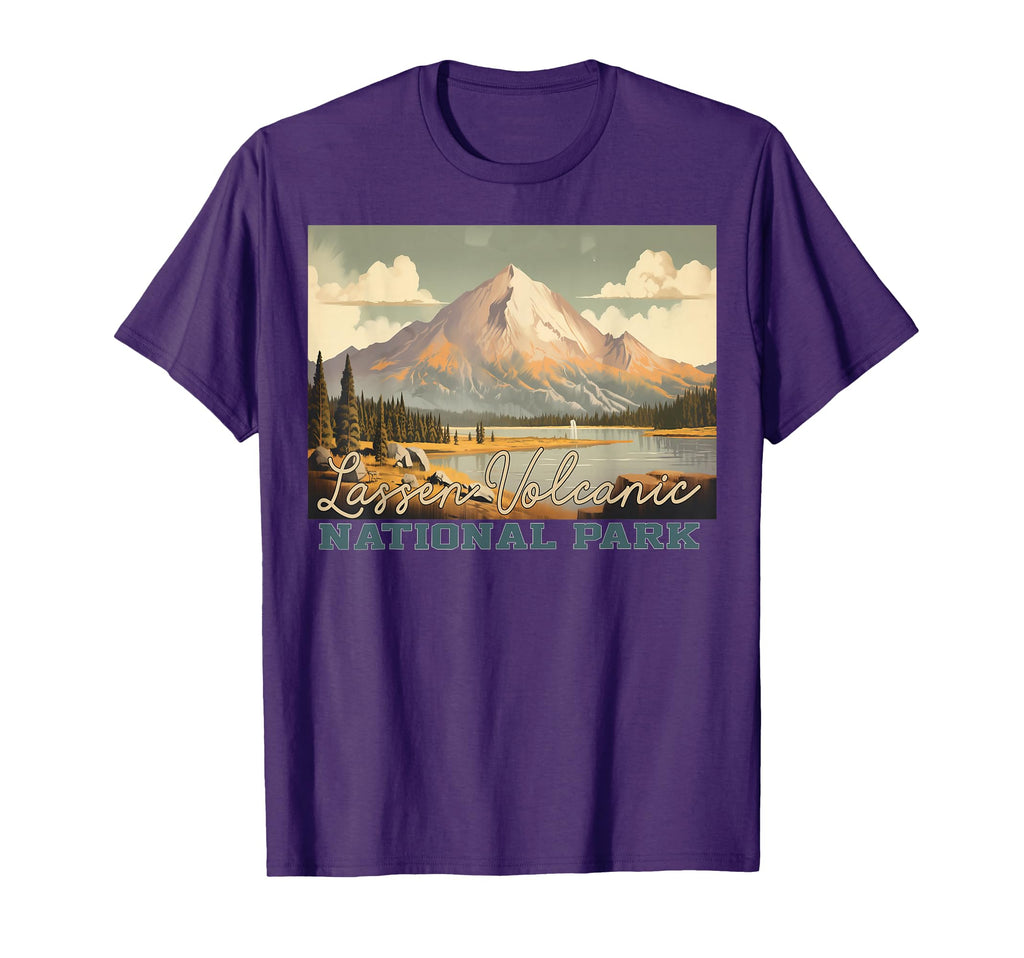Lassen Volcanic National Park T-Shirt - Minimalist Print Unisex - T-Shirt, Sweatshirt, Hoodie