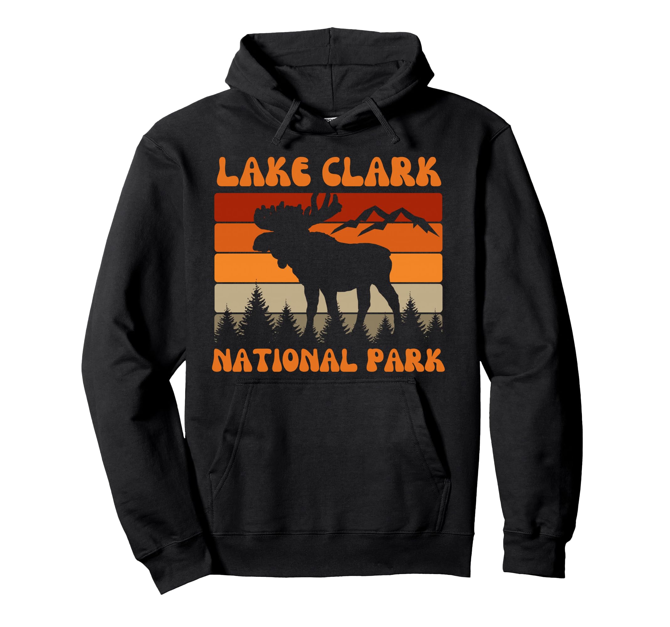 Lake Clark National Park Alaska Usa Hoodie - Minimalist Print Men Women - T-Shirt, Sweatshirt, Hoodie