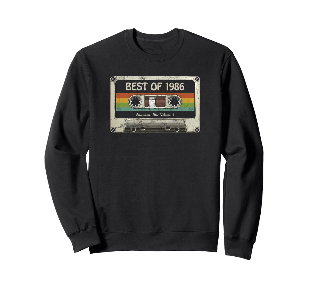 Best 1986 Awesome 40Th Birthday Sweatshirt - Custom Art Print for Adults - T-Shirt, Sweatshirt, Hoodie