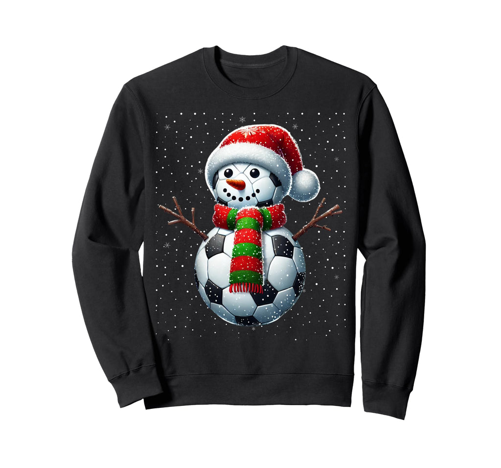 Funny Soccer Snowman Soccer Player Sweatshirt - Trendy Graphic Unisex - T-Shirt, Sweatshirt, Hoodie