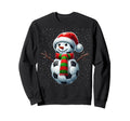 Funny Soccer Snowman Soccer Player Sweatshirt - Trendy Graphic Unisex - T-Shirt, Sweatshirt, Hoodie