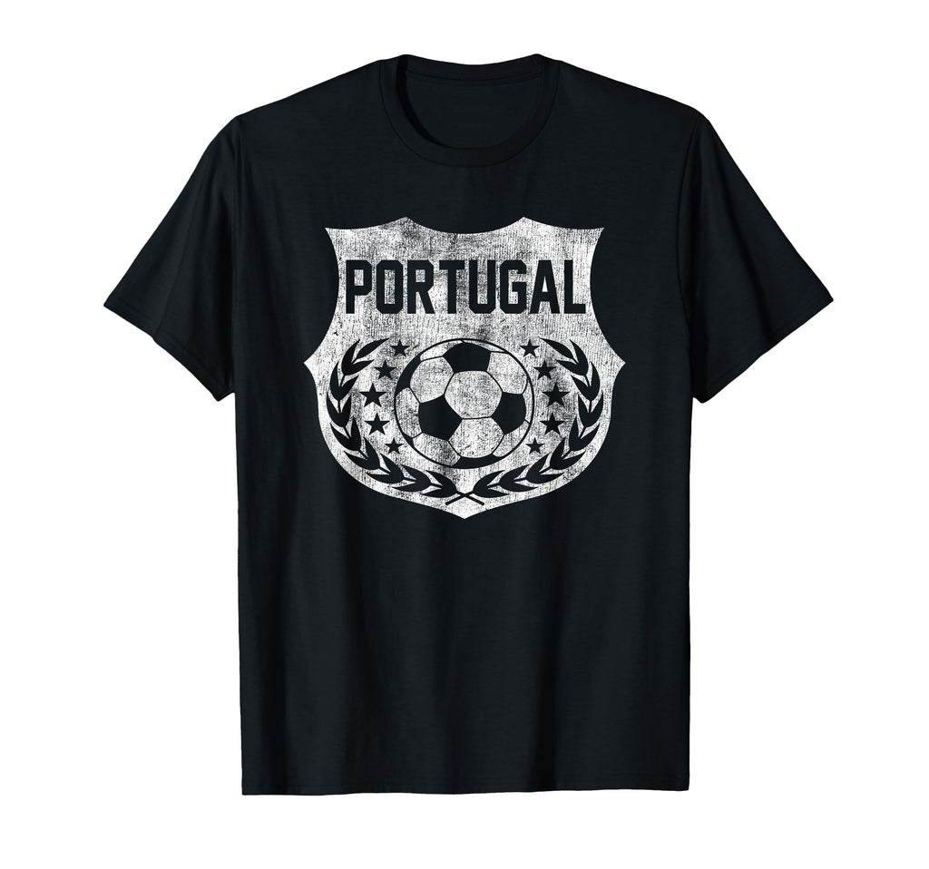 Portugal Faded Soccer Ball Seal T-Shirt - Streetwear Style Men Women - T-Shirt, Sweatshirt, Hoodie