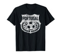 Portugal Faded Soccer Ball Seal T-Shirt - Streetwear Style Men Women - T-Shirt, Sweatshirt, Hoodie