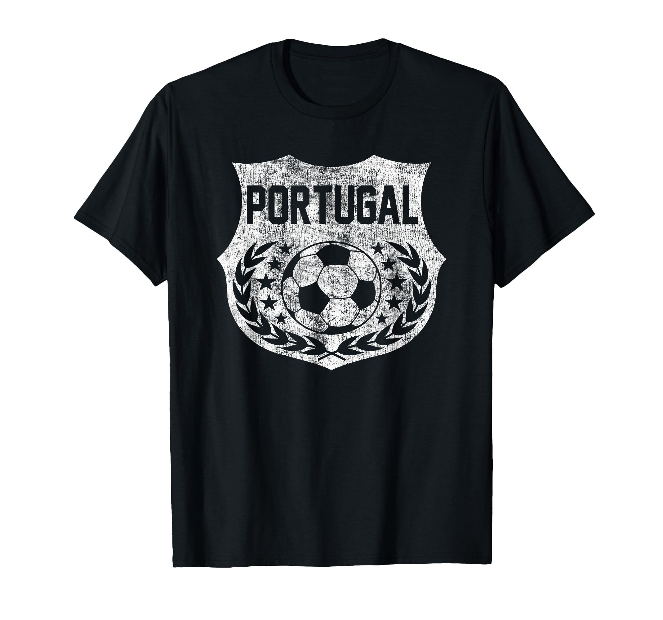 Portugal Faded Soccer Ball Seal T-Shirt - Streetwear Style Men Women - T-Shirt, Sweatshirt, Hoodie