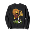 Lion Beer Soccer Funny King Jungle Sweatshirt - Novelty Apparel for Adults - T-Shirt, Sweatshirt, Hoodie