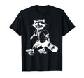 Raccoon Roller Skates Roller T-Shirt - Casual Everyday Wear Men Women - T-Shirt, Sweatshirt, Hoodie