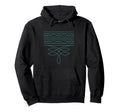 Teal Western Boot Stitch Rodeo Hoodie - Aesthetic Graphic for Adults - T-Shirt, Sweatshirt, Hoodie