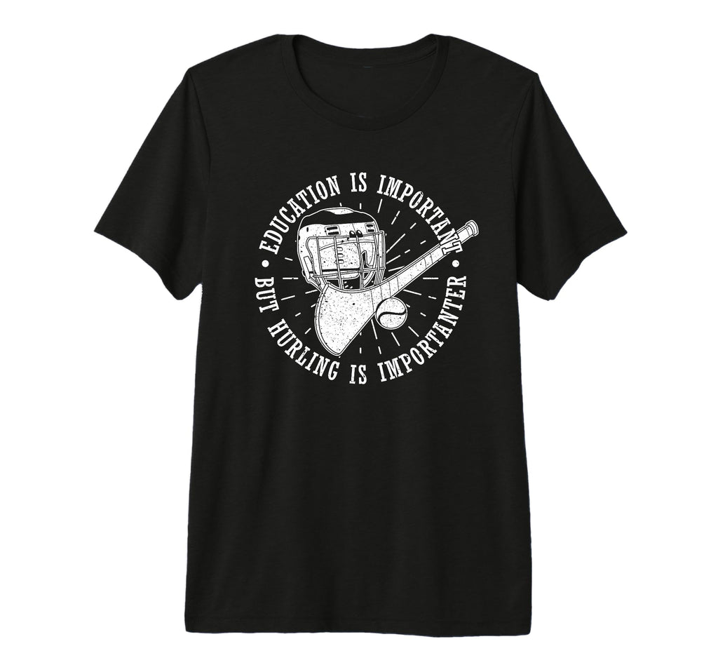 Hurling Helmet Athletic Goalkeeper Camogie T-Shirt - Trendy Graphic Unisex - T-Shirt, Sweatshirt, Hoodie