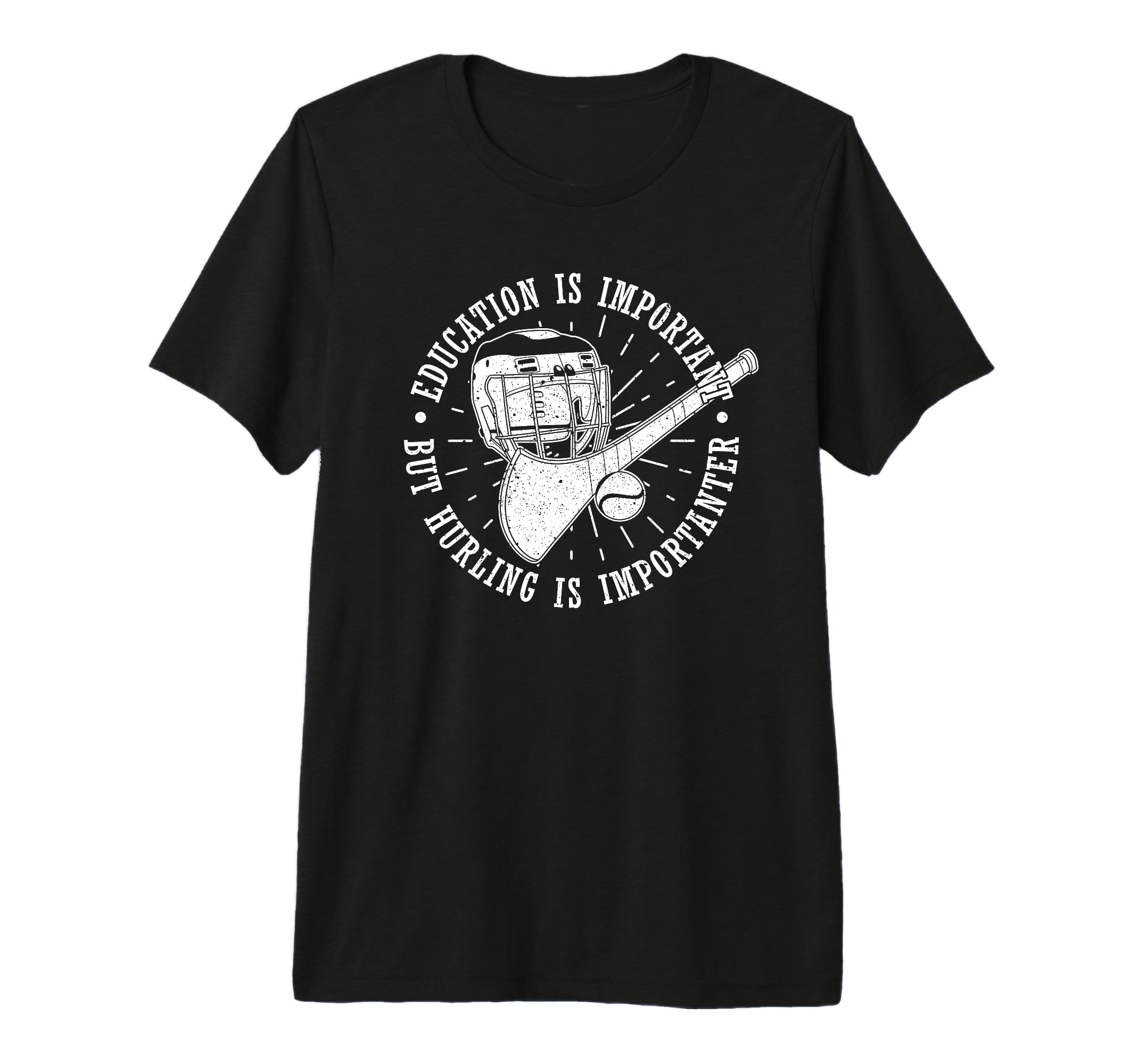 Hurling Helmet Athletic Goalkeeper Camogie T-Shirt - Trendy Graphic Unisex - T-Shirt, Sweatshirt, Hoodie