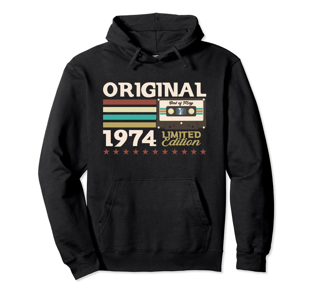 50Th Birthday May 1974 Cassette Gifts Hoodie - Trendy Graphic Men Women - T-Shirt, Sweatshirt, Hoodie