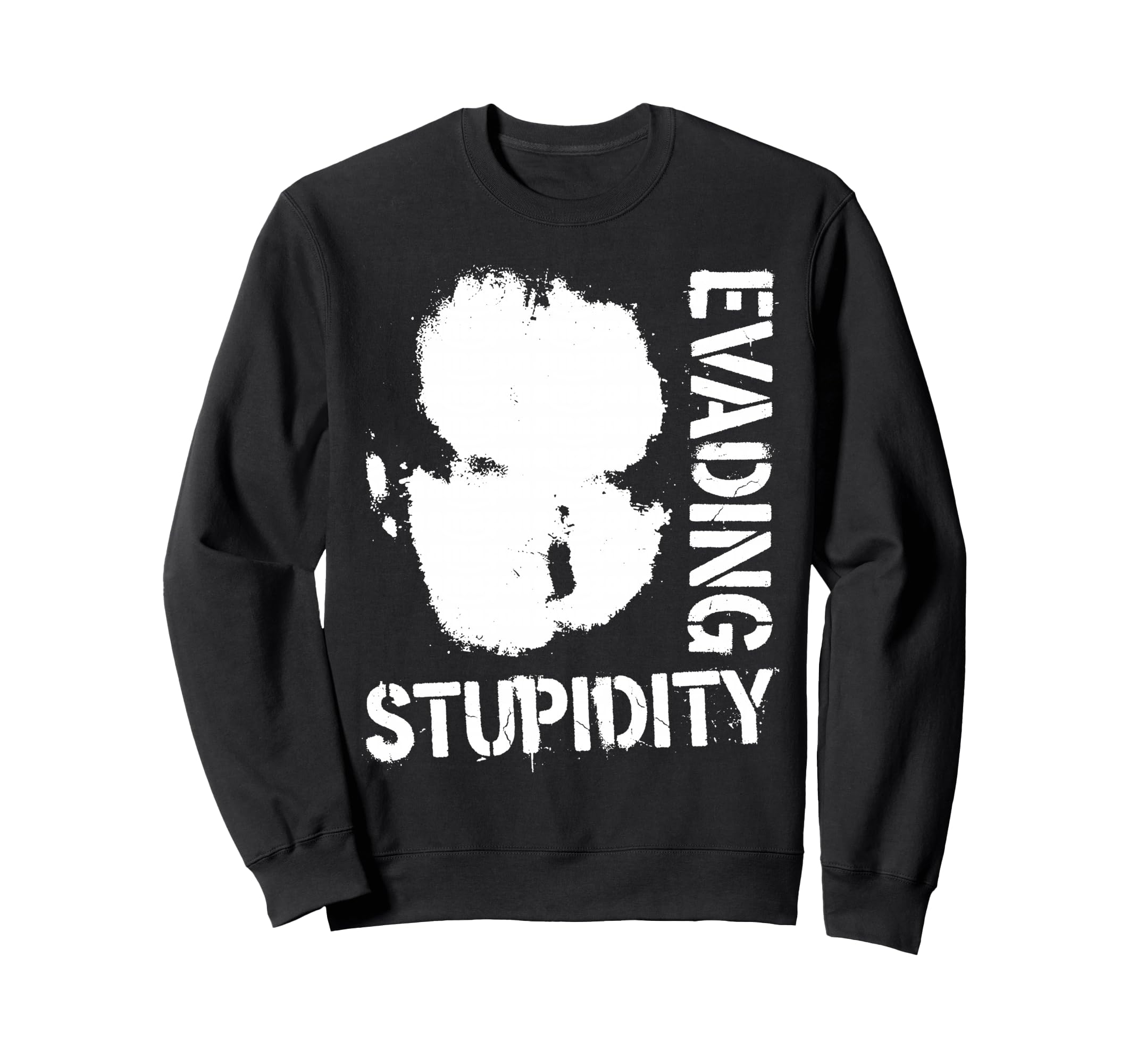 Punk Goth 90S Grunge Distressed Sweatshirt - Graphic Print Men Women - T-Shirt, Sweatshirt, Hoodie
