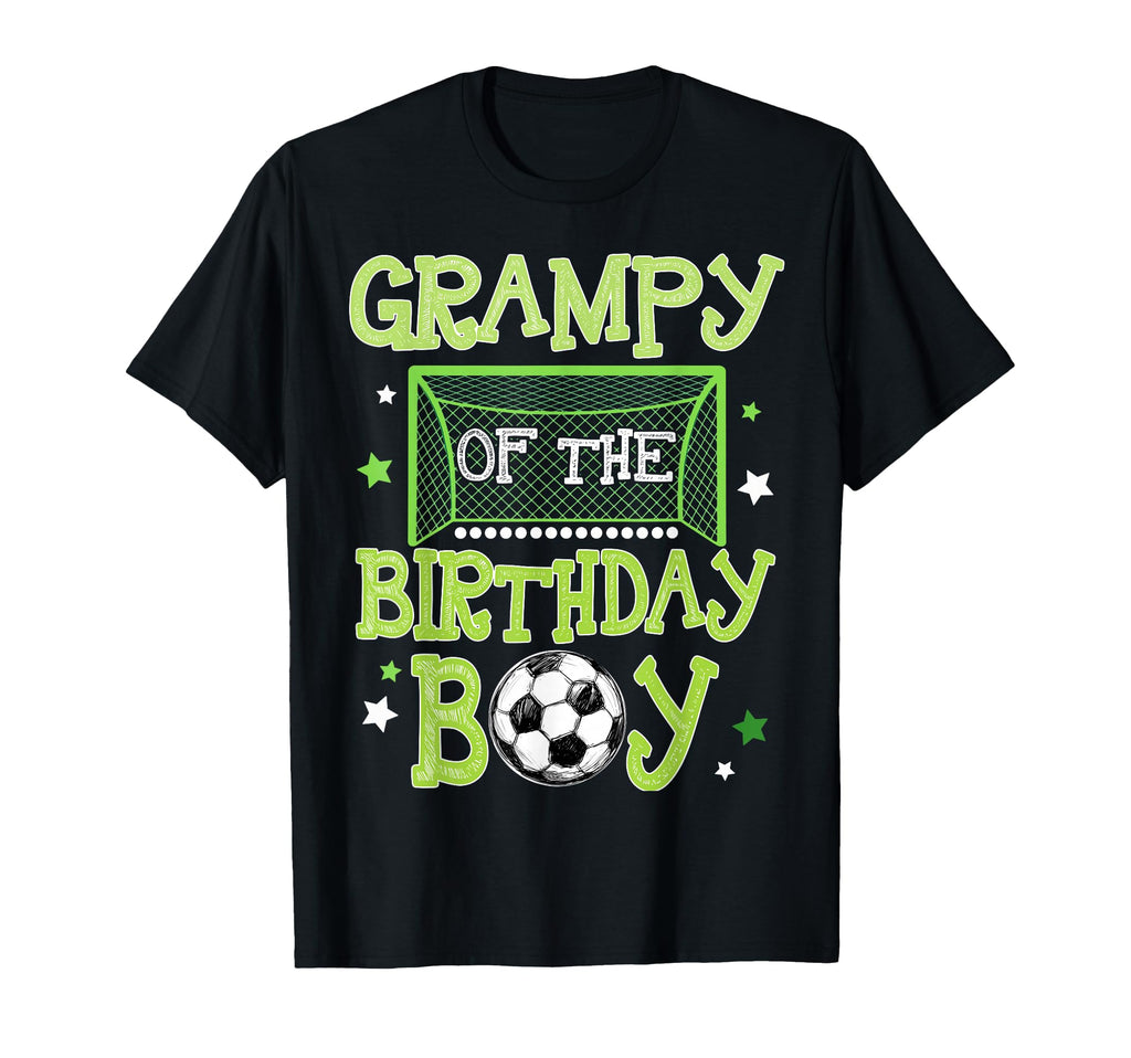 Grampy Birthday Soccer Family T-Shirt - Aesthetic Graphic for Adults - T-Shirt, Sweatshirt, Hoodie