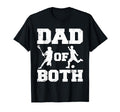 Dad Both Funny Lacrosse Soccer Dad T-Shirt - Unique Graphic Men Women - T-Shirt, Sweatshirt, Hoodie