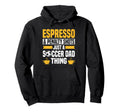 Mens Soccer Dad Coffee Lover Hoodie - Trendy Graphic Men Women - T-Shirt, Sweatshirt, Hoodie