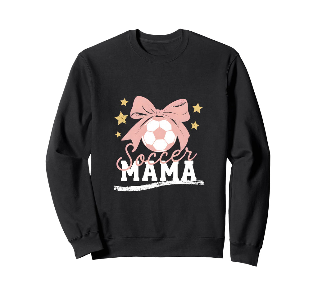 Soccer Mama Coquette Bow Sideline Sweatshirt - Fun Novelty Design Unisex - T-Shirt, Sweatshirt, Hoodie