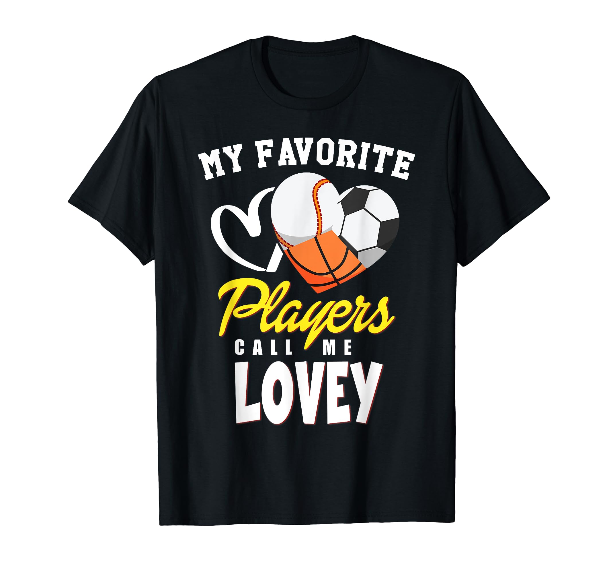 My Favorite Players Baseball Soccer T-Shirt - Graphic Print Men Women - T-Shirt, Sweatshirt, Hoodie