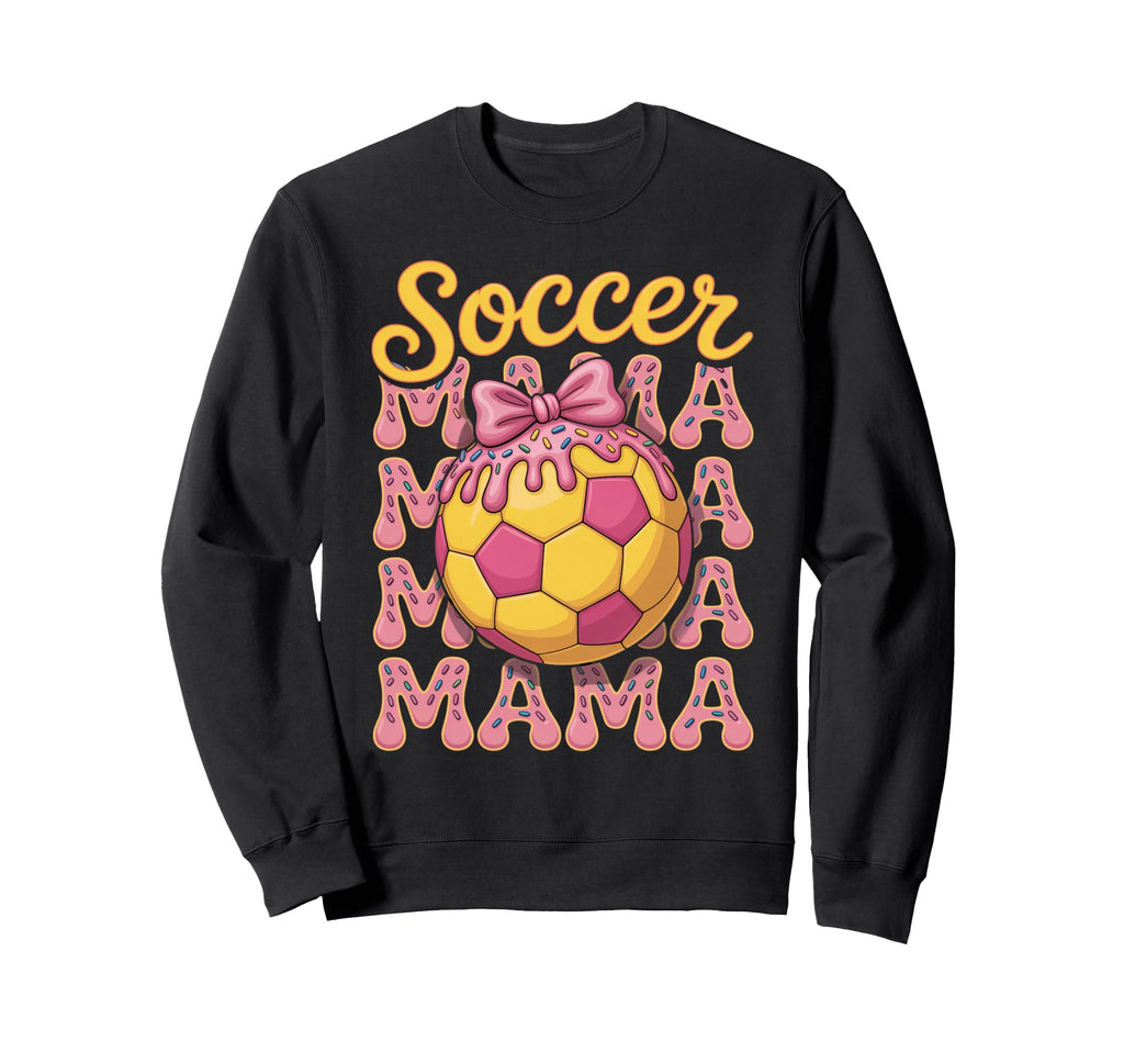 Soccer Mama Ice Cream Drip Sweatshirt - Casual Everyday Wear Men Women - T-Shirt, Sweatshirt, Hoodie